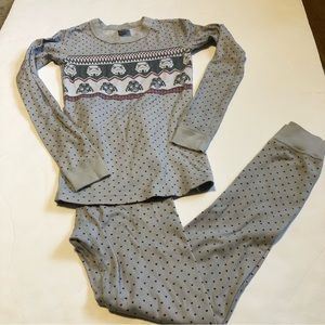 Hanna Andersson x Star Wars Gray Long John Pajamas Size 10